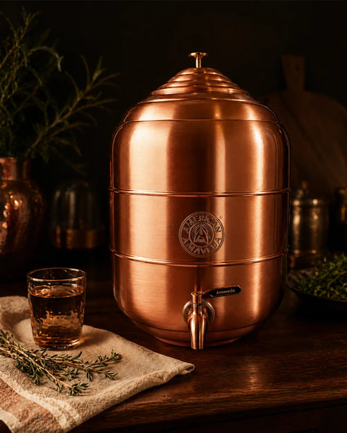 The Family pure copper water vessel
